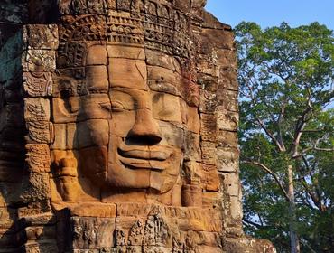 Bayon face