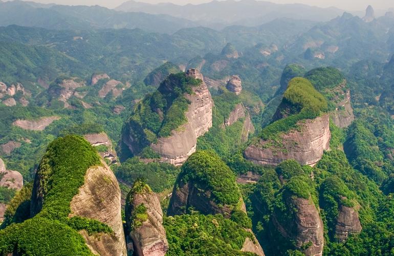 Danxia Landforms, Bajiaozhai