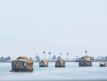 House boats, Vembanad Backwaters