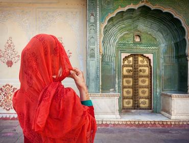 Woman in City Palace, Jaipur