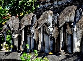 elephant statue, Thailand