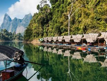 Floating Raft Houses, Chiew Laan Lake