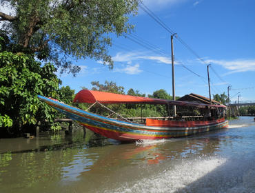 Boat journey on the Klongs, Bangkok