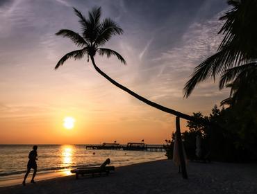 Sunset, Maldives