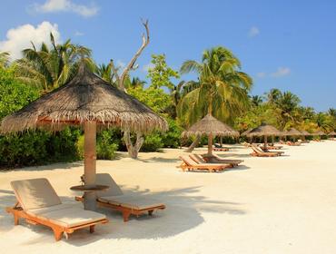 Relax on the beach, Maldives