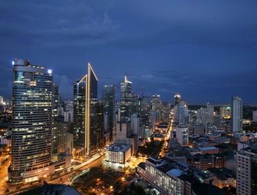 Makati skyline, Manila, the Philippines