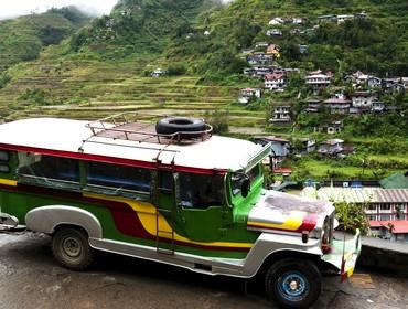 Driving to Banaue, North Luzon