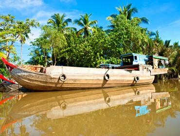 Boat on the Mekong