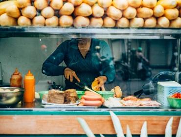 Street food vendor, Hanoi