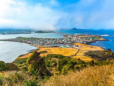 View from Seongsan Ilchulbong Moutain, Jeju Island